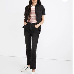 Madewell Tall Slim Demi-Boot Jeans - Barnsbury Wash - 25T - like new